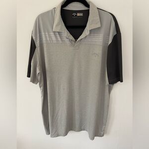 Callaway Golf Opti-Dri Polo Shirt Men XXL Gray